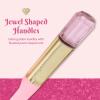 Paris Hilton 3 Piece Peeler Set with Pink Jewel Shaped Handle, Dishwasher Safe Kitchen Tools and Utensil, Pink and Gold(Pink)