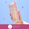 Paris Hilton Boss Babe Tumbler, Insulated Water Bottle with Leak-Proof, Flip-Top Lid, Stainless Steel Travel Cup Keeps Drinks Cold-24 hours, Hot-8 hours, 20-Ounce, Pink Iridescent(20 Ounces (Pack of 4))