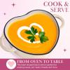 Paris Hilton Enameled Cast Iron Dutch Oven Heart-Shaped Pot with Lid, Dual Handles, Works on All Stovetops, Oven Safe to 500°F, 4-Quart, Cream(Cream)