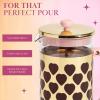 Paris Hilton French Press Coffee Maker With Heart Shaped Measuring Scoop, 2-Piece Set, 8-Cup or 34-Ounce, Pink(8-Cup)