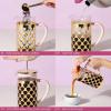 Paris Hilton French Press Coffee Maker With Heart Shaped Measuring Scoop, 2-Piece Set, 8-Cup or 34-Ounce, Pink(8-Cup)