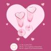 Paris Hilton Heart Shaped Champagne Flute Gift Set, Elegant Handmade Glassware Set, Perfect for Celebrations, Weddings or any Special Occasion, 2-Piece Set, 5.5-Ounce, Pink(Pink)