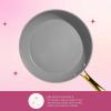 Paris Hilton Iconic Nonstick Pots and Pans Set, Multi-layer Nonstick Coating, Matching Lids With Gold Handles, Made without PFOA, Dishwasher Safe Cookware Set, 10-Piece, Pink(Pink)