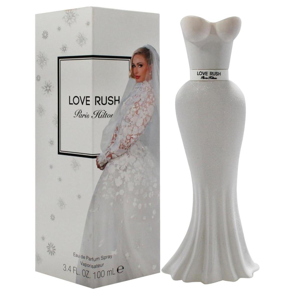 imageParis Hilton Love Rush Eau de Parfum Spray Perfume for Women  Floral Fragrance  Notes of Italian Bergamot Gardenia Sandalwood and Vanilla  Intimate and Beautiful LongLasting Scent  34 Fl Oz