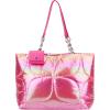 Paris Hilton Casson Puffy Quilted Oversized Tote with Chain Strap and Removable Headphones Holder(Casson Pink)