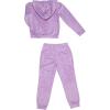 Paris Hilton Girls Comfy Coordinating Outfit Lounge Sets(Pastel Lilac)