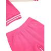 Paris Hilton Girls Comfy Coordinating Outfit Lounge Sets(Sugar Plum)