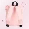 Paris Hilton Paxton Small Drawstring Rucksack Fashion Backpack, Light Pink(Light Pink)