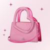Paris Hilton Te Amo Cutout Heart Handle Removable Strap Handbag Purse(Pink Heart)