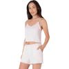 Paris Hilton Women’s Short Sleeve Top and Shorts Comfy 2 piece Pajama Set(Light Pink)