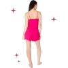 Paris Hilton Women’s Short Sleeve Top and Shorts Comfy 2 piece Pajama Set(Pink)