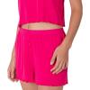 Paris Hilton Women’s Short Sleeve Top and Shorts Comfy 2 piece Pajama Set(Pink)
