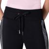 Paris Hilton Women’s Sporty Embellished Drawstring Jogger Sweatpants(Black)