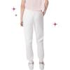Paris Hilton Women’s Sporty Embellished Drawstring Jogger Sweatpants(Cream)