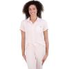 Paris Hilton Women’s Top and Pants Comfy 2 piece Pajama Sets(Light Pink Iconic)