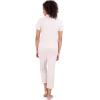 Paris Hilton Women’s Top and Pants Comfy 2 piece Pajama Sets(Light Pink Iconic)