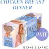 Weruva Paris Hilton Pamper Like Paris Natural Grain Free Wet Cat Food, Chicken Breast Paté, 2.47oz Can (Pack of 12)