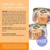 Weruva Paris Hilton Pamper Like Paris Natural Grain Free Wet Cat Food, Chicken and Salmon Paté, 2.47oz Can (Pack of 12)