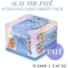 Weruva Paris Hilton Pamper Like Paris Natural Grain Free Wet Cat Food, Slay The Paté Variety Pack, 2.47oz Can (Pack of 12)
