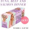 Weruva Paris Hilton Pamper Like Paris Natural Grain Free Wet Cat Food, Tuna, Beef, and Salmon in Gravy, 2.47oz Can (Pack of 12)