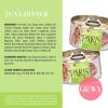 Weruva Paris Hilton Pamper Like Paris Natural Grain Free Wet Cat Food, Tuna in Gravy, 2.47oz Can (Pack of 12)