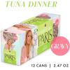 Weruva Paris Hilton Pamper Like Paris Natural Grain Free Wet Cat Food, Tuna in Gravy, 2.47oz Can (Pack of 12)