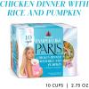 Weruva Paris Hilton Pamper Like Paris Natural Wet Dog Food, Chicken with Rice and Pumpkin, 2.75oz Cup (Pack of 10)