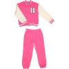 Paris Hilton Girls Comfy Coordinating Outfit Lounge Sets(Sugar Plum)