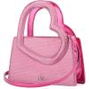 Paris Hilton Te Amo Cutout Heart Handle Removable Strap Handbag Purse(Pink Heart)