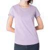 Paris Hilton Women’s Fashion T-Shirt Embellished Graphics Short Sleeve Crew Neck Tops(Purple Boss Babe)