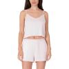 Paris Hilton Women’s Short Sleeve Top and Shorts Comfy 2 piece Pajama Set(Light Pink)
