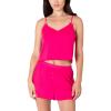 Paris Hilton Women’s Short Sleeve Top and Shorts Comfy 2 piece Pajama Set(Pink)
