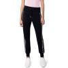 Paris Hilton Women’s Sporty Embellished Drawstring Jogger Sweatpants(Black)