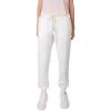 Paris Hilton Women’s Sporty Embellished Drawstring Jogger Sweatpants(Cream)