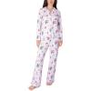 Paris Hilton Women’s Top and Pants Comfy 2 piece Pajama Sets(Holiday)