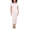 Paris Hilton Women’s Top and Pants Comfy 2 piece Pajama Sets(Light Pink Iconic)