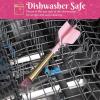 Paris Hilton Meat Chopper with Pink Jewel Shaped Handle, Heat-Resistant up to 400°F, Dishwasher Safe Kitchen Tools and Utensil, Pink and Gold(Pink)