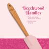 Paris Hilton 5-Piece Mini Silicone Spatula Set, Heat Resistant Kitchen Utensils, Pink