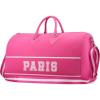 Paris Hilton York Black Duffle Bag with removable Strap and SLIV Card Case(Pink York)