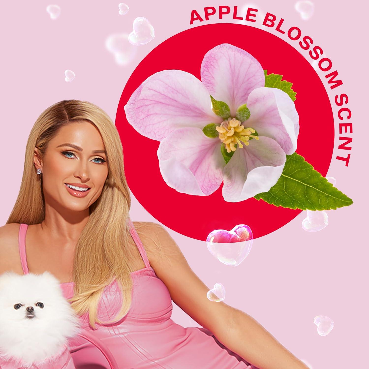 imageParis Hilton Dog Perfume Deodorizer ampamp Detangler Odor Neutralizing with Sweet Floral Apple Blossom Scent SulfateFree Vegan Hypoallergenic for All Pet Breeds 10oz295ml