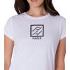 Paris Hilton Women’s Fashion T-Shirt Embellished Graphics Short Sleeve Crew Neck Tops(White Ph)
