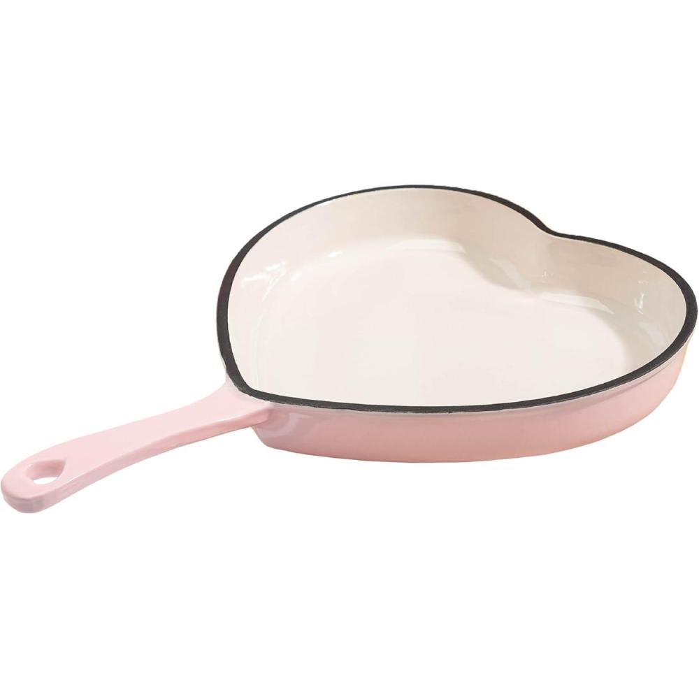 imageParis Hilton PH 10in CI Enameled Heart Pan PK