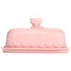 PH Butter Dish Heart Knob PK
