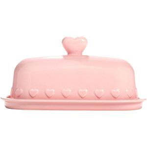 PH Butter Dish Heart Knob PK