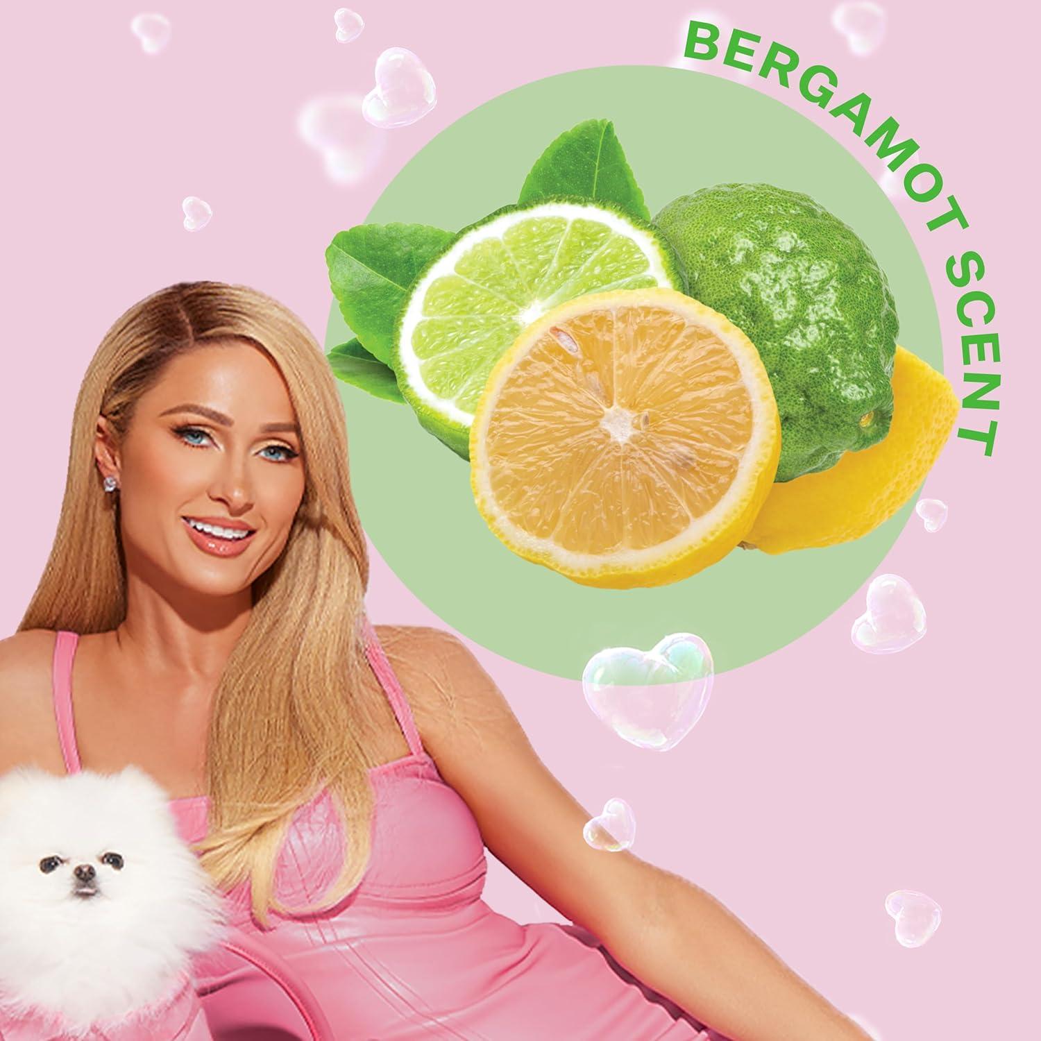 image:imageParis Hilton Dog Shampoo Sweet Pea amp Vanilla Fresh Scent SulfateFree Vegan amp Hypoallergenic for All Dog Breeds with Oatmeal amp Aloe for Healthy Coats Reduced Shed amp ShowReady Grooming 16oz480mlBergamot