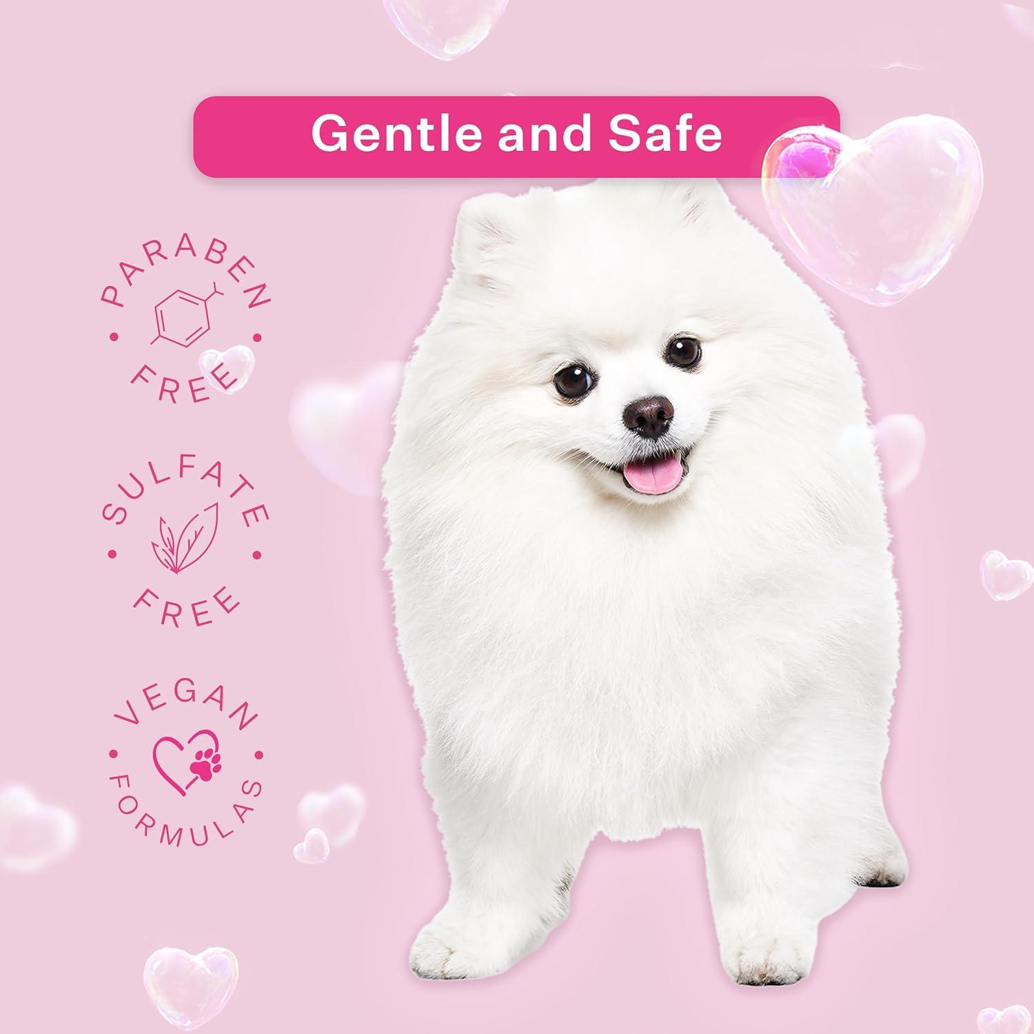 image:imageParis Hilton Dog Shampoo Sweet Pea amp Vanilla Fresh Scent SulfateFree Vegan amp Hypoallergenic for All Dog Breeds with Oatmeal amp Aloe for Healthy Coats Reduced Shed amp ShowReady Grooming 16oz480mlFragranceFree