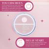 Paris Hilton 20L Luxury Towel Warmer, Built-In Aromatherapy Compartment, Touchscreen Control with Delay Start Timer and Preset Timers, Fits 2 Bath Towels or Throw Blanket, Pink