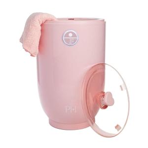 Paris Hilton 20L Luxury Towel Warmer, Built-In Aromatherapy Compartment, Touchscreen Control with Delay Start Timer and Preset Timers, Fits 2 Bath Towels or Throw Blanket, Pink