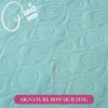 Paris Hilton 3 Piece King Size Comforter Set with 2 Pillow Shams – Soft Warm Chic & Lightweight Quilted Bed Spread, Housewarming & Birthday Gifts for Women & Teen Girls, Lavender Roses (Henrietta) | Cute Designs(Blue)