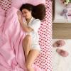 Paris Hilton 3 Piece King Size Comforter Set with 2 Pillow Shams – Soft Warm Chic & Lightweight Quilted Bed Spread, Housewarming & Birthday Gifts for Women & Teen Girls, Lavender Roses (Henrietta) | Cute Designs(Light Pink)
